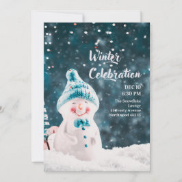 Winterful Party Invitation – Fun Snow Celebration Inbjudningar