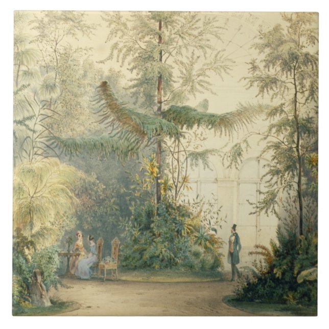 Wintergardenen av den Hofburg slotten, Wien, 1 Kakelplatta (Framsidan)