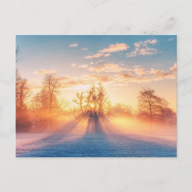 Winterliche Postkarte Vykort (Framsida)