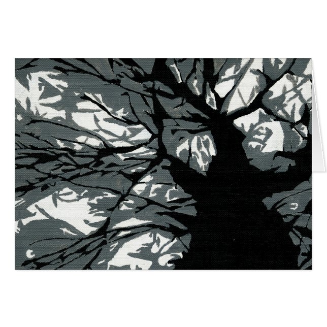 WinterLookingUp Hälsningskort (Framsidan Horizontal)