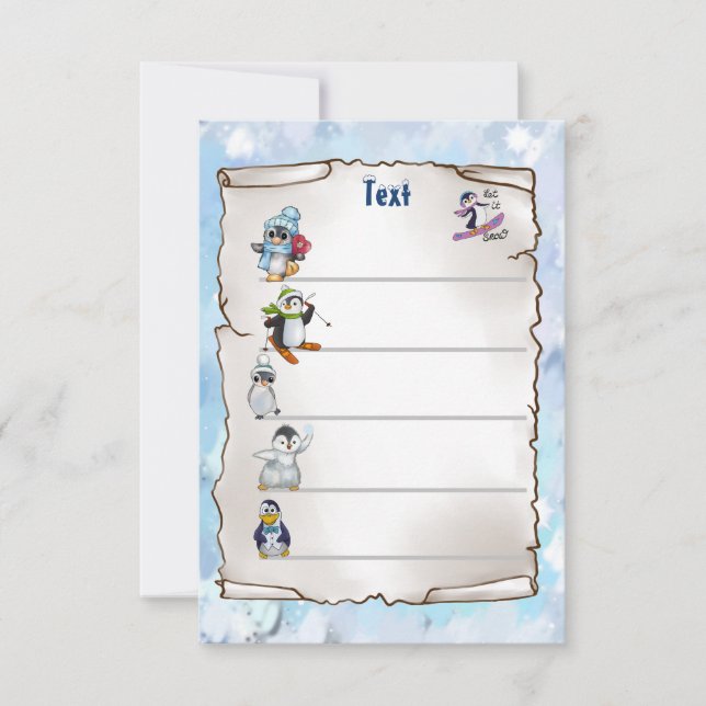 Winterpinguin (Framsida)