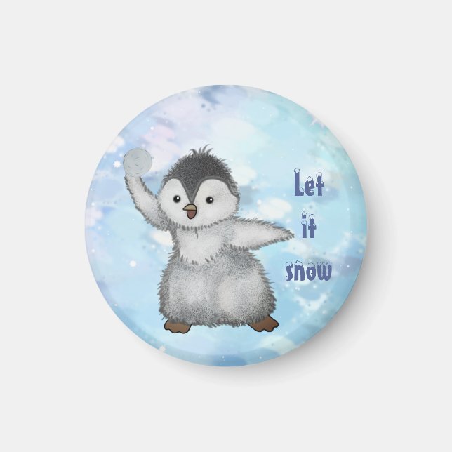 Winterpinguin  magnet (Framsidan)