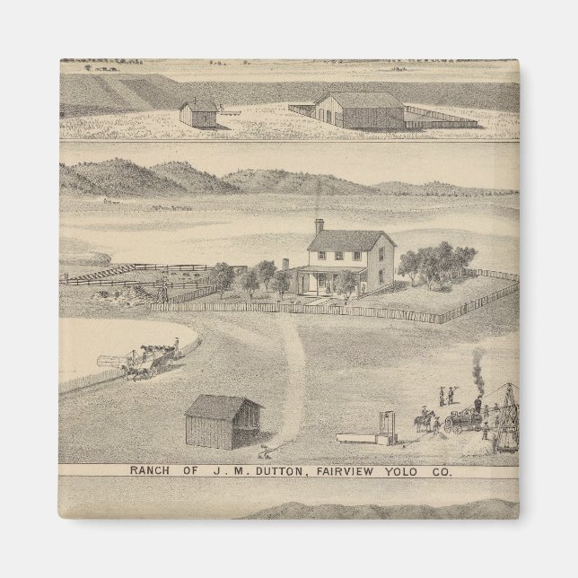 Winters Dutton ranch Magnet (Framsidan)