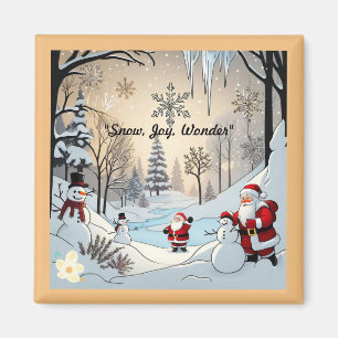 "Winter's Enchanted Kväll" Magnet
