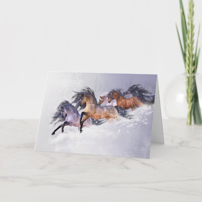 Winter's Flight Notecard Kort (Framsida)
