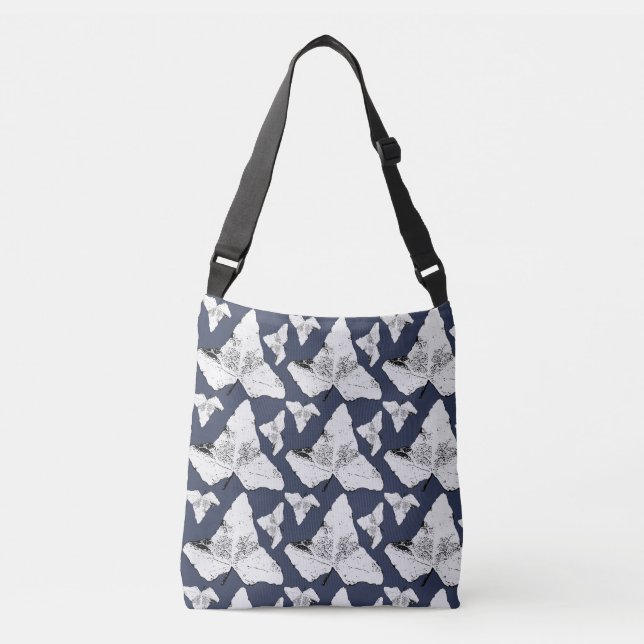 Winter's Ghost Lövs Crossbody Tote bag Axelväska (Framsida)