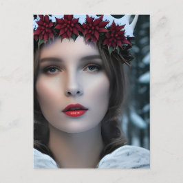 Winters Goddess vykort