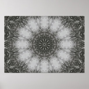 Winter's Mandala Poster