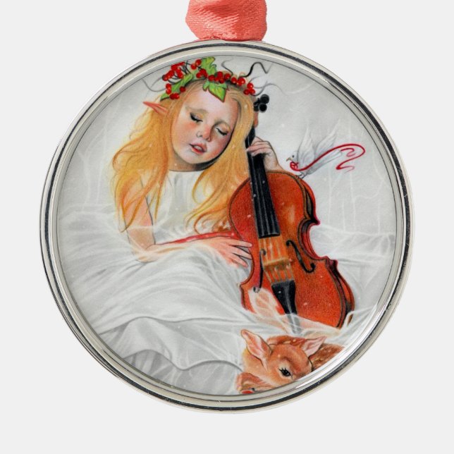 Winter's Sång Elven Princess Ornament (Framsidan)