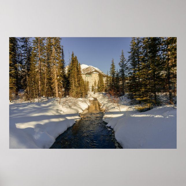 Winter's Touch vid Sjö Louise Poster (Framsidan)