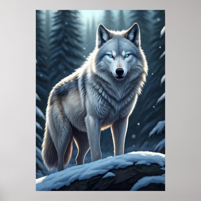 Winter's Watcher - Vargen Poster (Framsidan)
