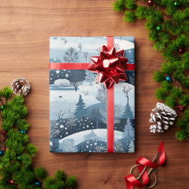 Winter's Wonderland Scene Presentpapper