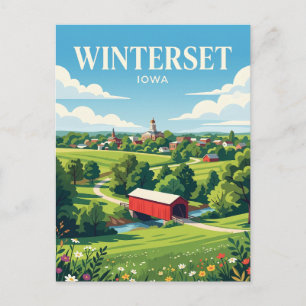 Winterset USA Vykort