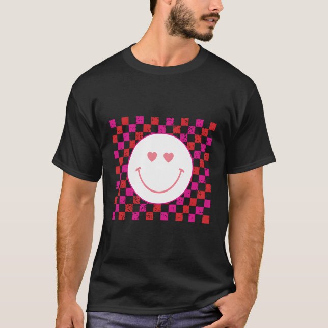 WinterSmiley Ansikte Kärlek T Shirt (Framsida)
