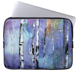 Wintersong i Birch Skogen Laptop Fodral