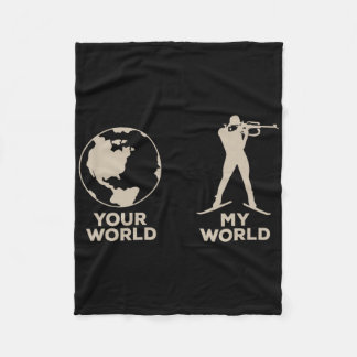 Wintersport Biathlon Fleecefilt