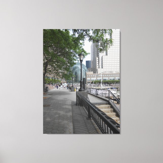 Winterträdgården New York City Canvastryck (Framsida)