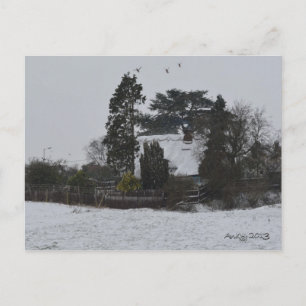 Wintery Countryside Vykort