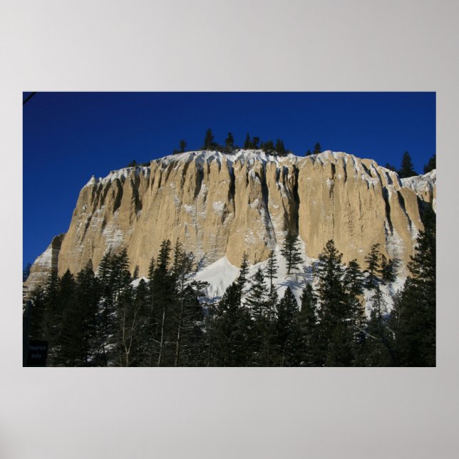 Wintery Hoodoos Poster (Framsidan)