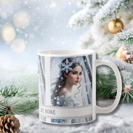 Wintery Snö Fairy Kaffemugg