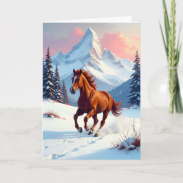 Wintery Xmas card  Helgkort