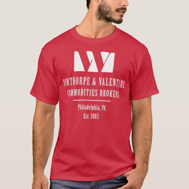 Winthorpe & Valentine Commodity Brokers T Shirt (Framsida)