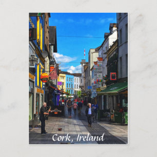 Winthrop Street, Kork, Ireland Postcard Vykort