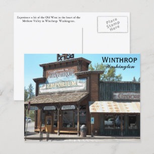 Winthrop, Washington Travel Photo Vykort