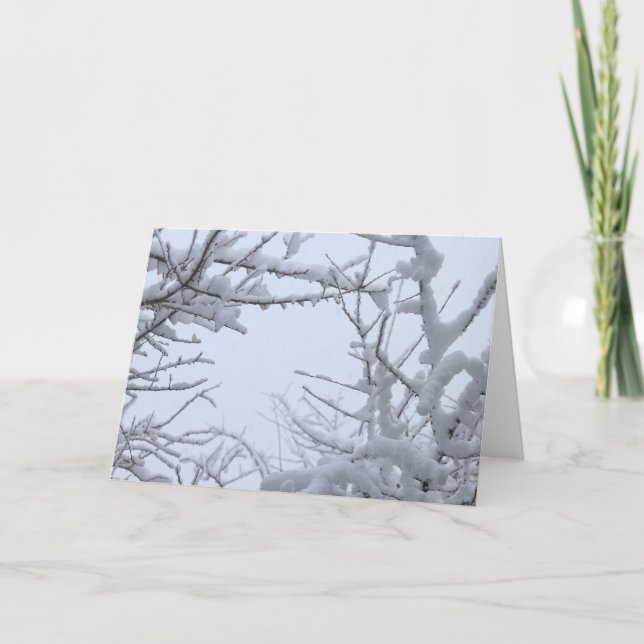 Wintry Frzen Grenar Framework Himmel Kort (Framsida)