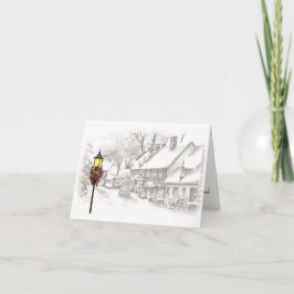 Wintry Towntackkort Tack Kort