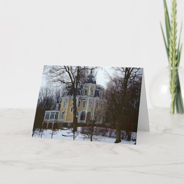 Wintry Victorian Helgkort (Framsida)