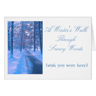 "WINTRY WALK IN SNOWY SKOGEN" OBS KORT