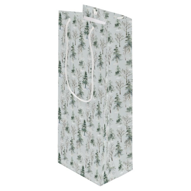 Wintry Wonderland 2 jul Helgdag Gift-Bag (Framsidan Vinklad)