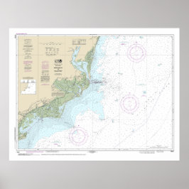 Winyah Bay till Bulls Bay Nautical Chart 11531 Poster