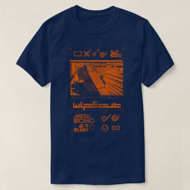 Wipeout Fury Feisar Streetwear Art T Shirt (Design framsida)