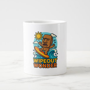 Wipeout Moai Chibi Surfa Misslyckas Jumbo Mugg