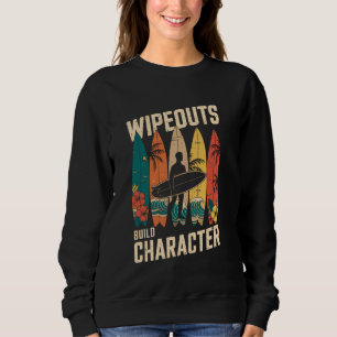 Wipeouts Bygger Surfan Tecken Surfer Funny Surfing T Shirt