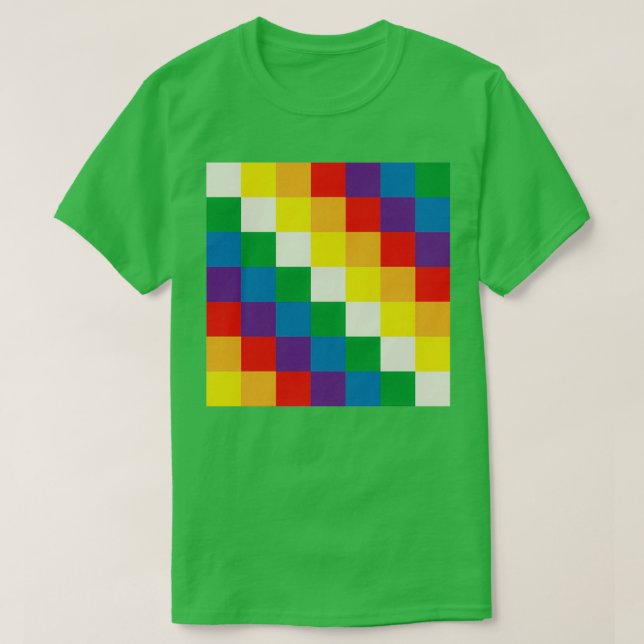 Wiphala  t shirt (Design framsida)