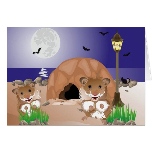 Wir sind umgezogen Karte OBS Kort (Framsidan Horizontal)