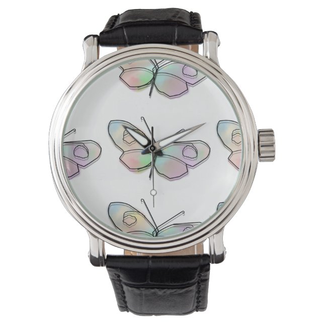 Wire Butterfly Armbandsur (Framsida)