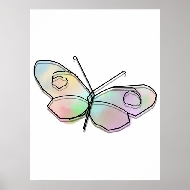 Wire Butterfly Poster (Framsidan)