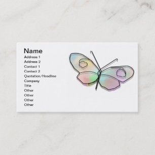 Wire Butterfly Visitkort