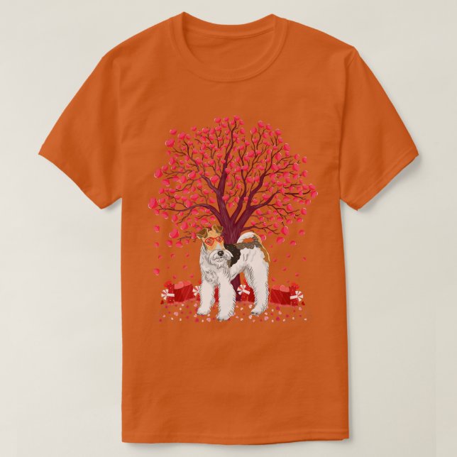 Wire Fox Terrier Älskare Funny Wire Fox Terrier Va T Shirt (Design framsida)