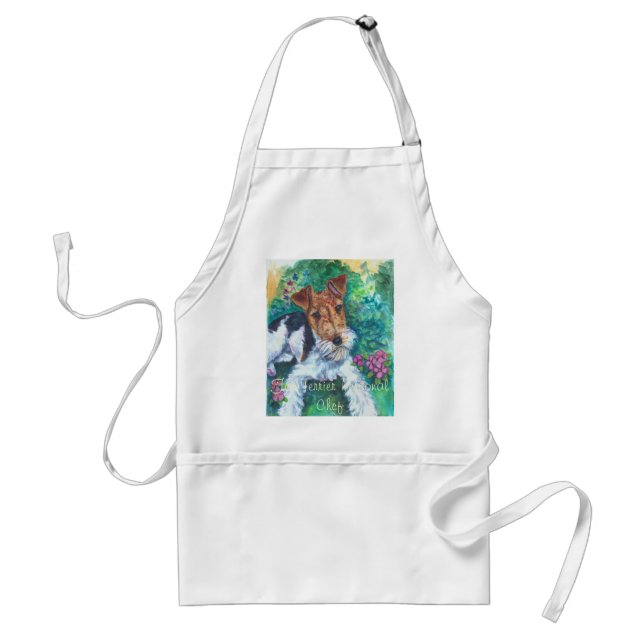 Wire Fox Terrier Apron Förkläde (Framsidan)