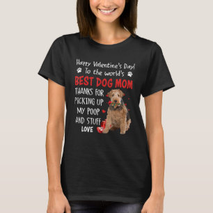 Wire Fox Terrier Best Hund Mamma Valentines day Fu T Shirt