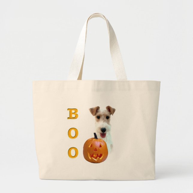 Wire Fox Terrier Boo Jumbo Tygkasse (Framsidan)