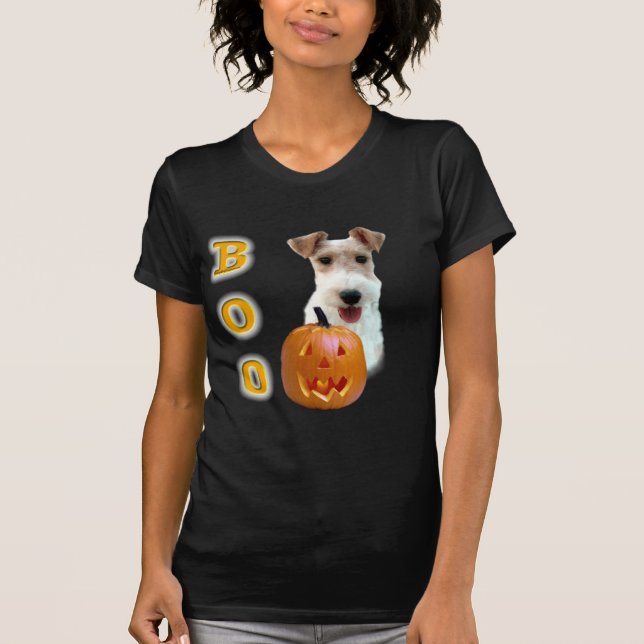 Wire Fox Terrier Boo Tee (Framsida)