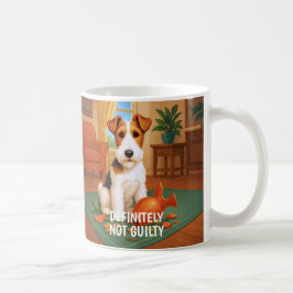 Wire Fox Terrier - Definitely Not Guilty Kaffemugg
