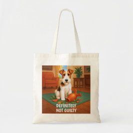 Wire Fox Terrier - Definitely Not Guilty Tygkasse