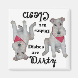 Wire Fox Terrier Dishwasher Magnet